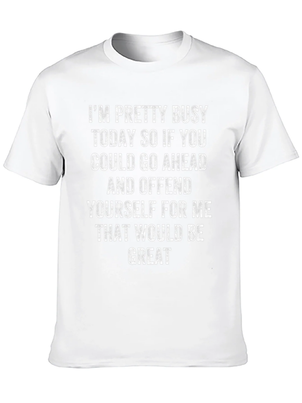 Funny Graphic Tee: Offend Yourself T-Shirt product image 9