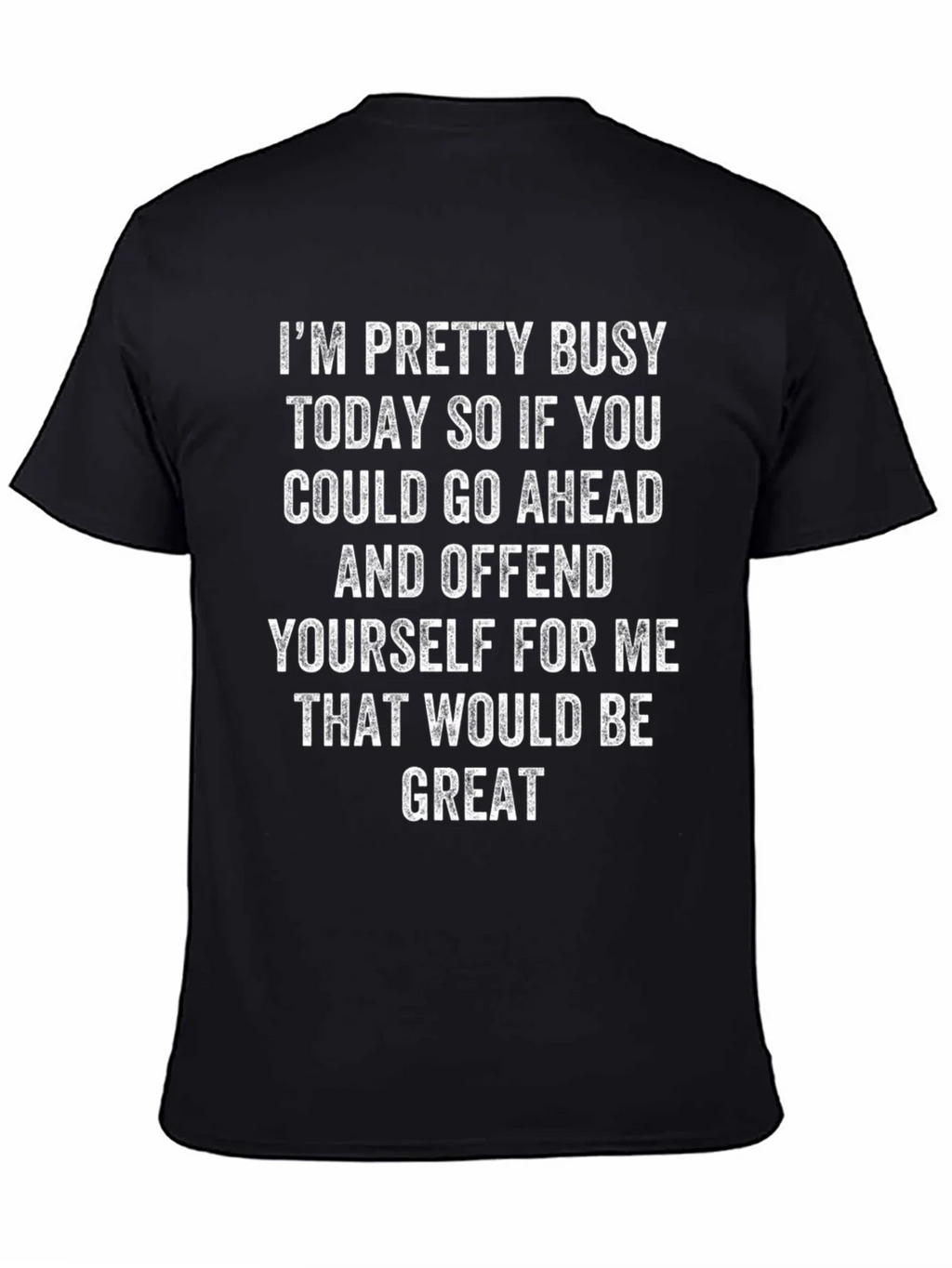 Funny Graphic Tee: Offend Yourself T-Shirt product image 4