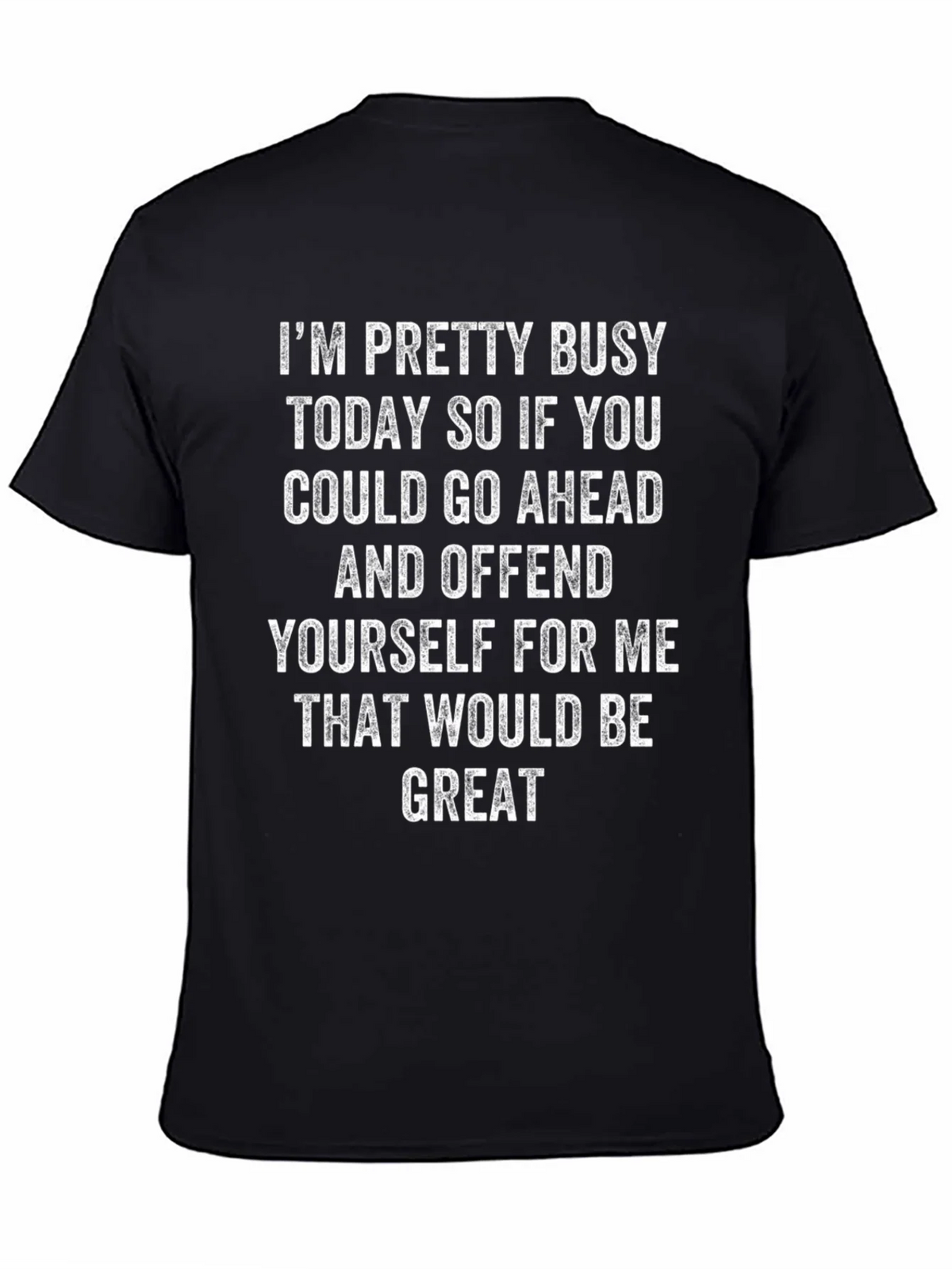 Funny Graphic Tee: Offend Yourself T-Shirt product image 4