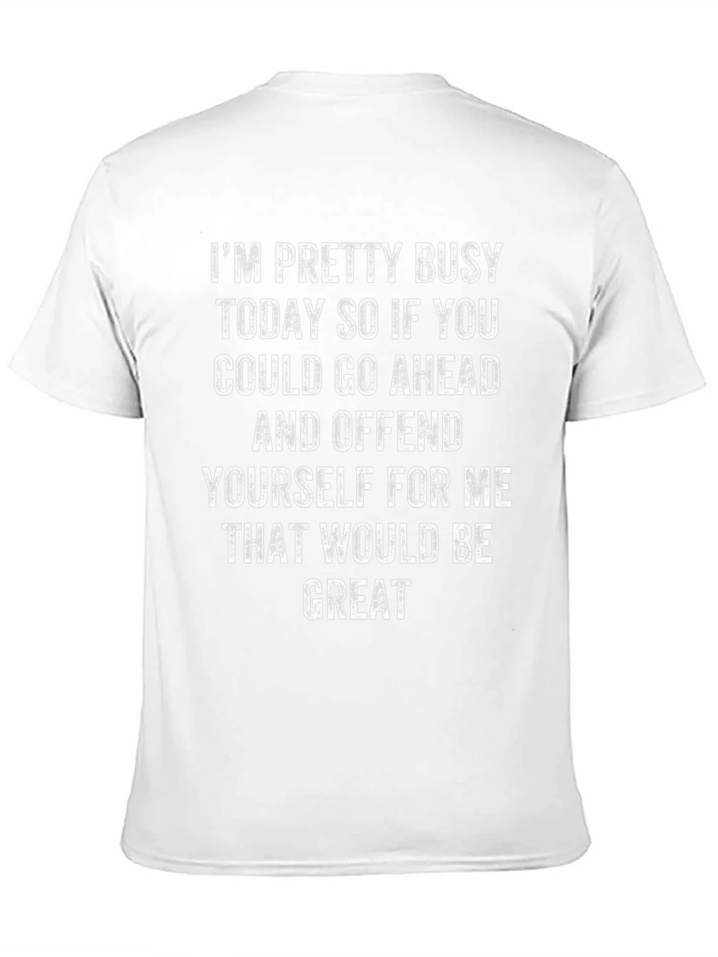 Funny Graphic Tee: Offend Yourself T-Shirt product image 10