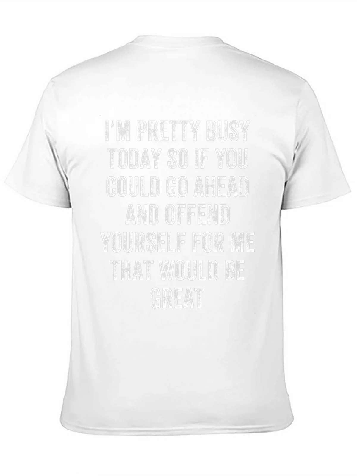 Funny Graphic Tee: Offend Yourself T-Shirt product image 10