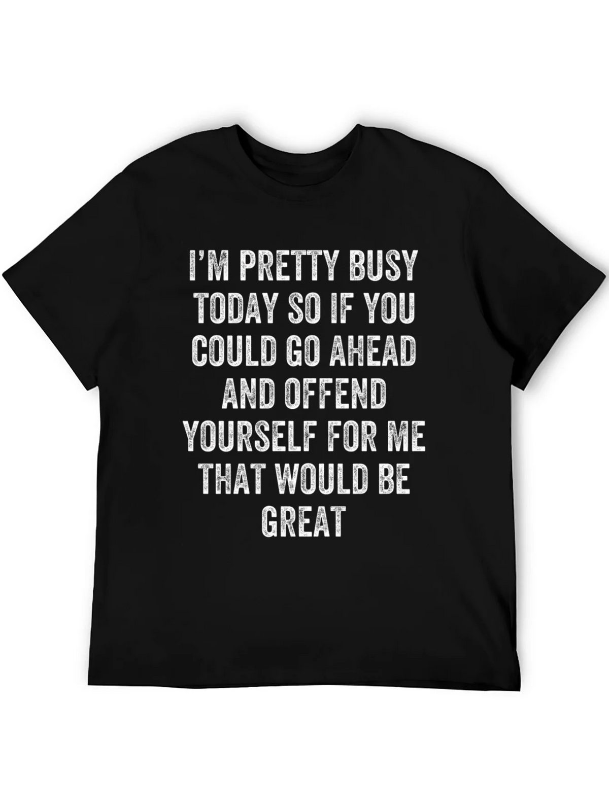 Funny Graphic Tee: Offend Yourself T-Shirt product image 5