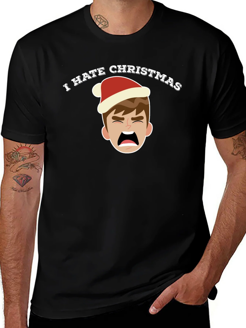 I Hate Christmas Graphic T-Shirt product image 1