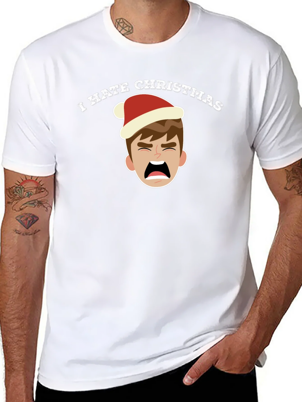 I Hate Christmas Graphic T-Shirt product image 7