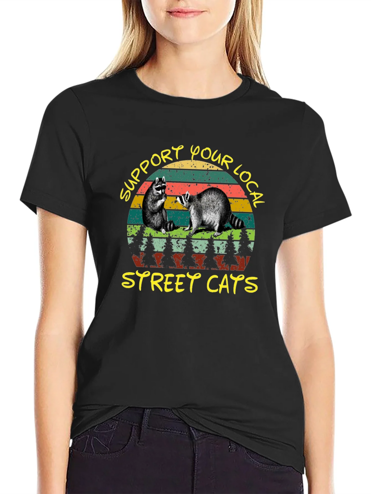 Support Your Local Street Cats T-Shirt product image 2