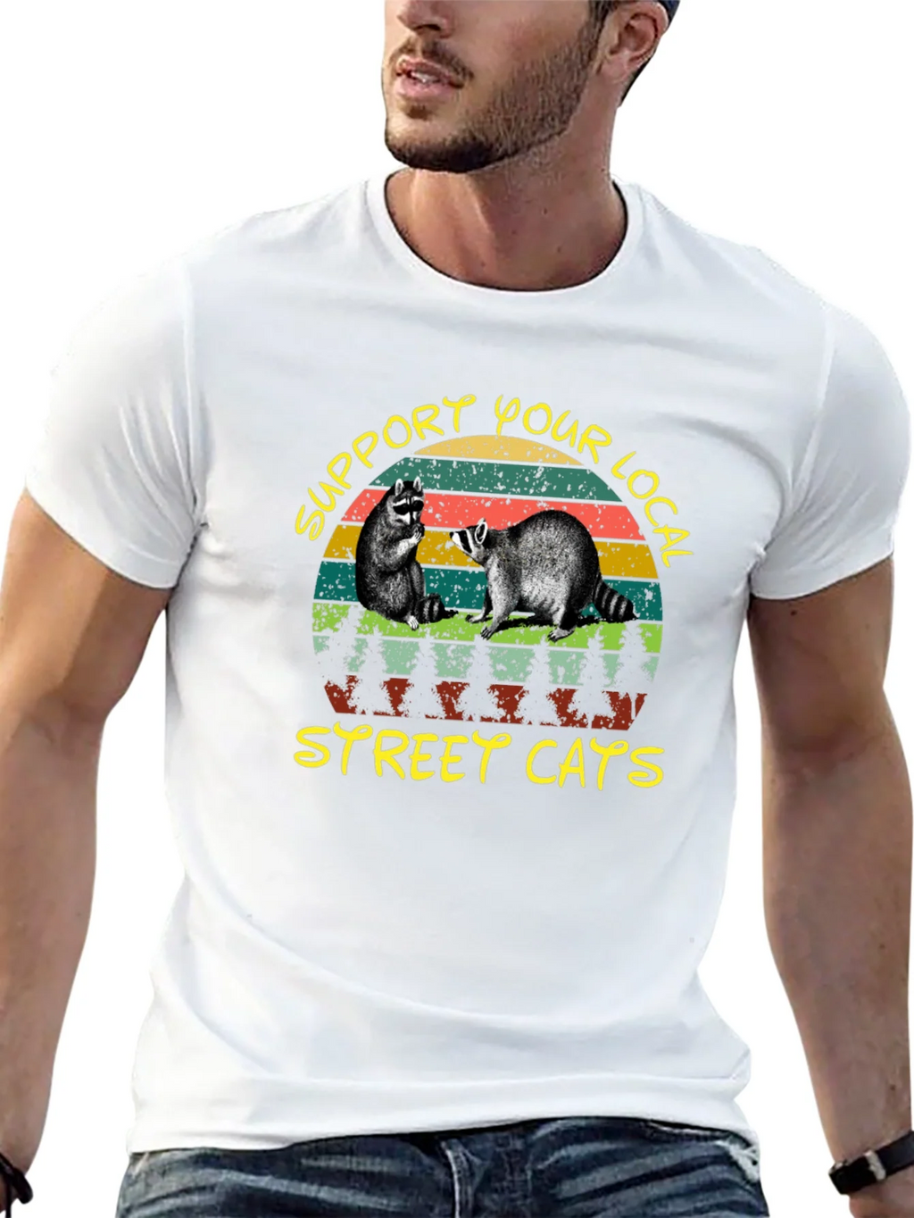 Support Your Local Street Cats T-Shirt product image 12