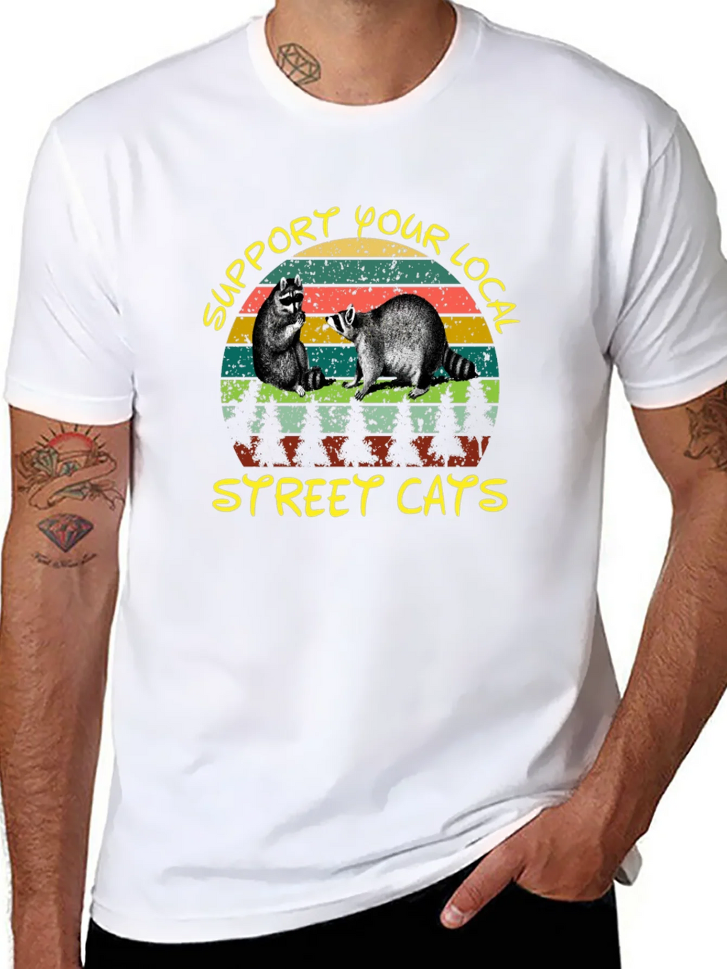 Support Your Local Street Cats T-Shirt product image 7