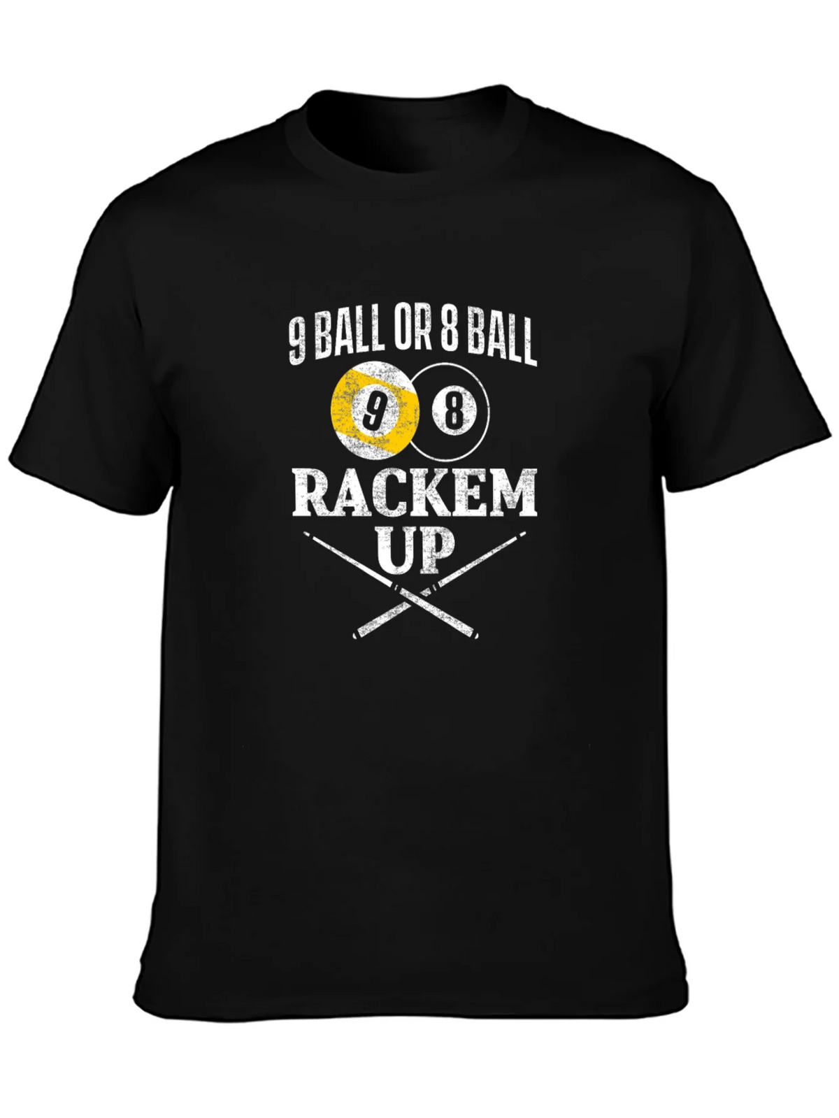 9 Ball or 8 Rackem Up T-Shirt product image 3