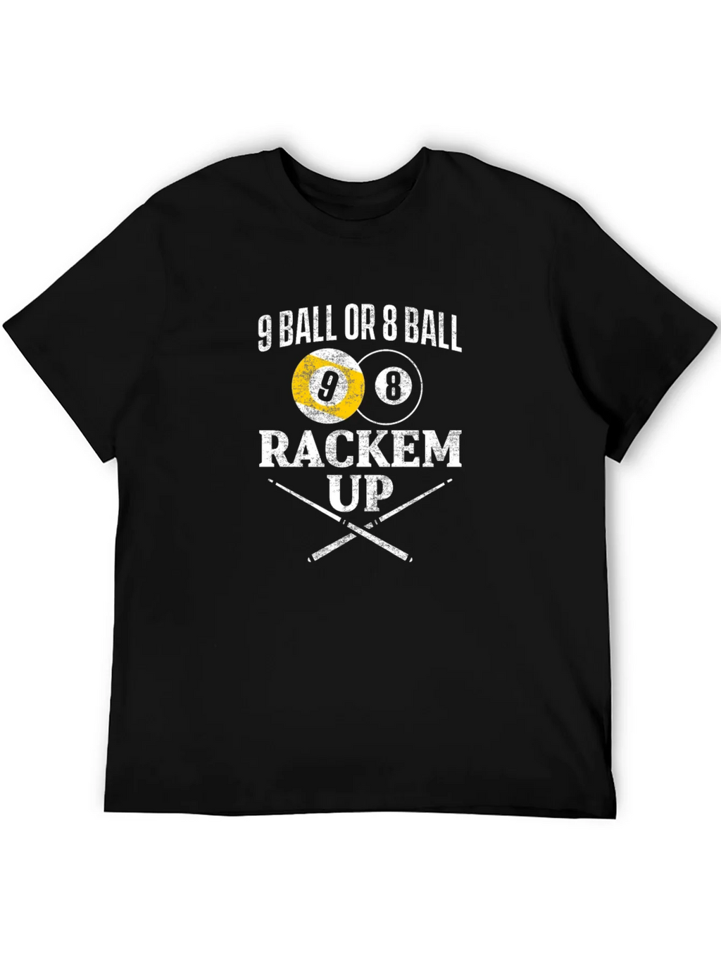 9 Ball or 8 Rackem Up T-Shirt product image 5