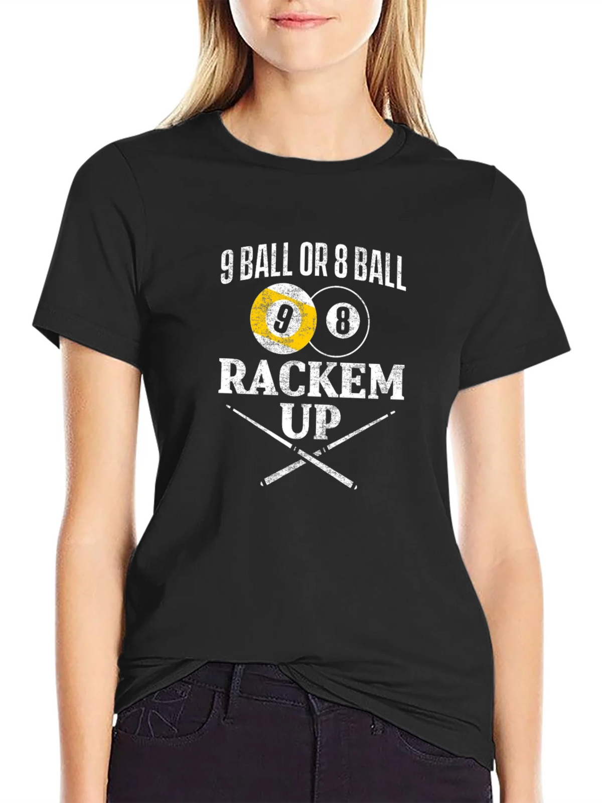 9 Ball or 8 Rackem Up T-Shirt product image 2