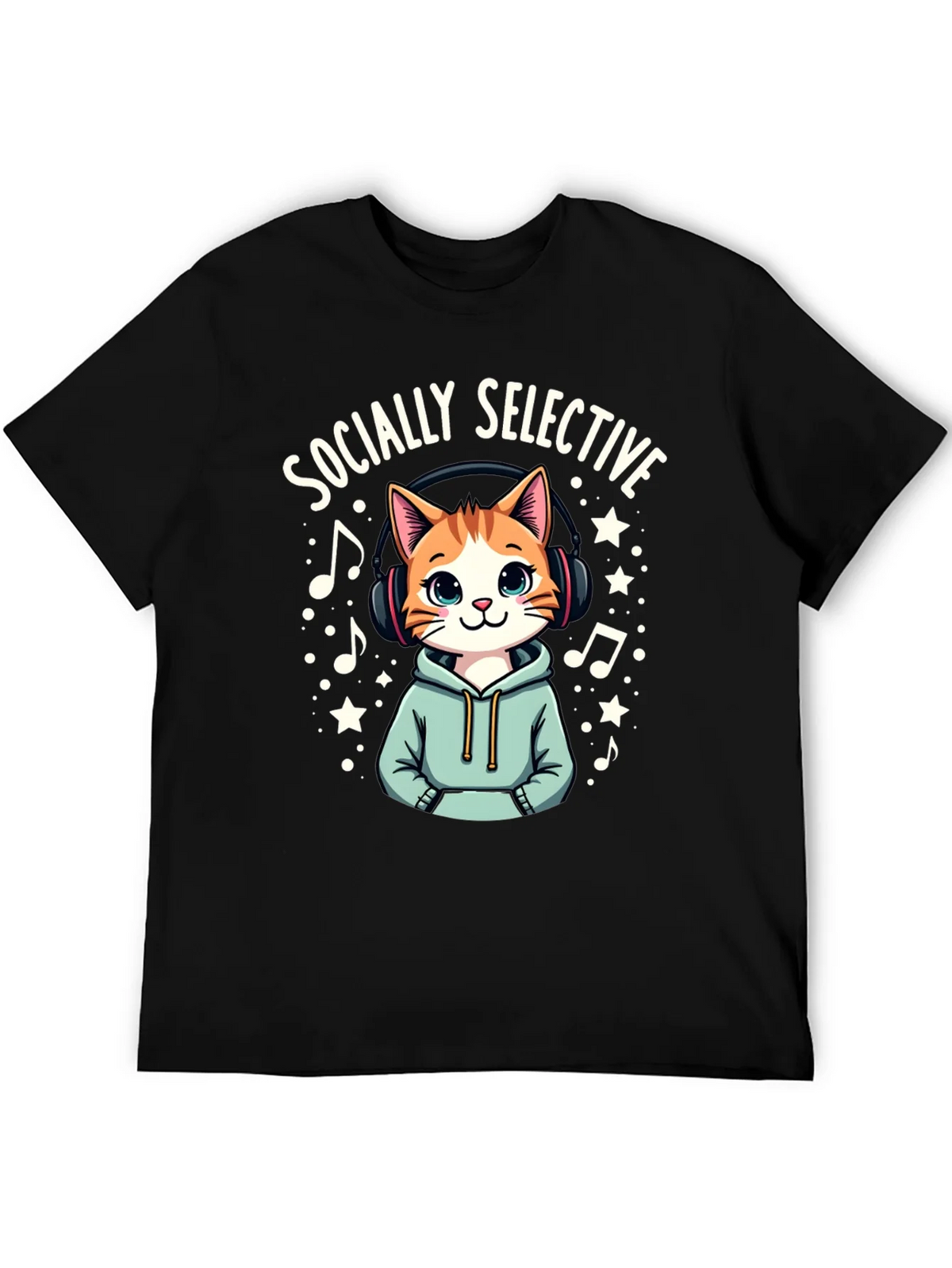 Socially Selective Cat T-Shirt product image 5