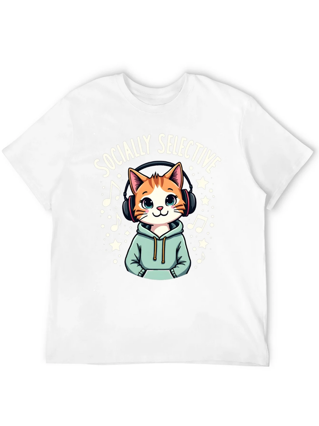 Socially Selective Cat T-Shirt product image 11
