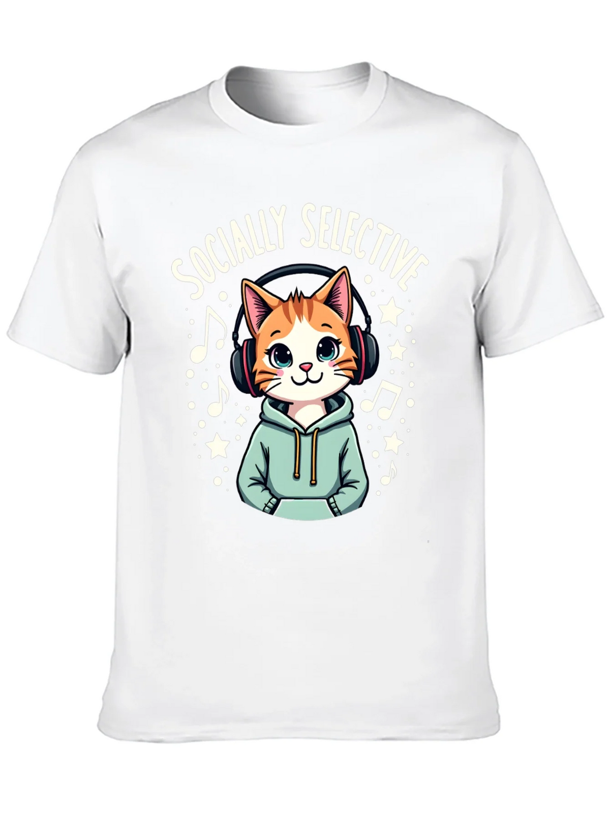 Socially Selective Cat T-Shirt product image 9