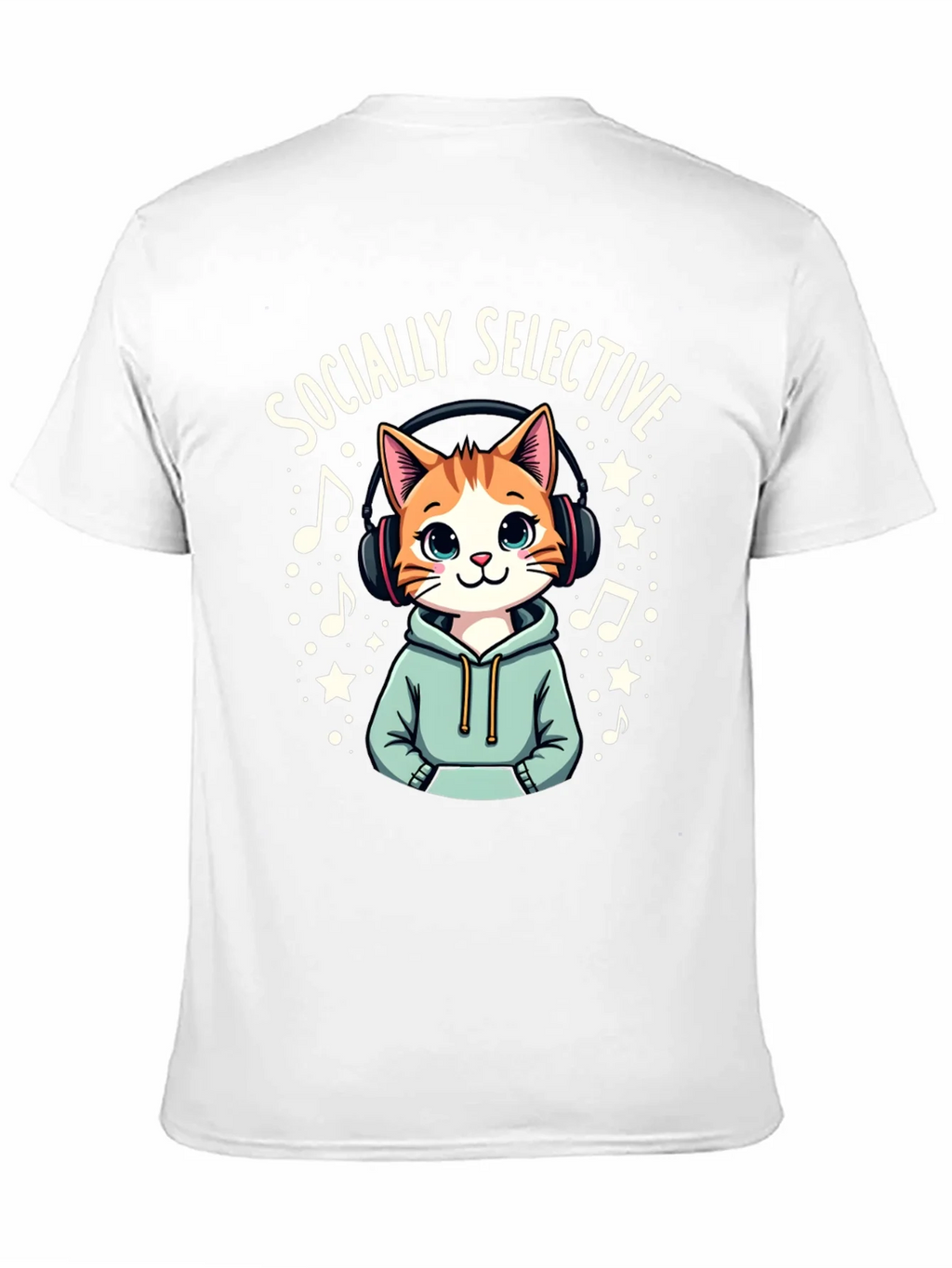 Socially Selective Cat T-Shirt product image 10