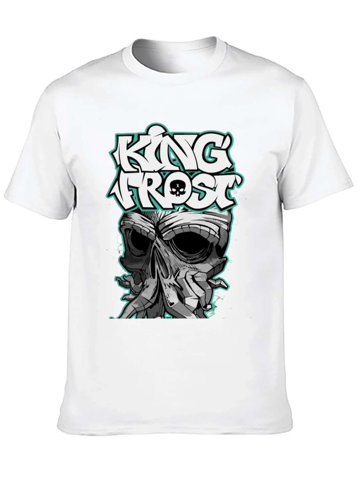 King Frost Graphic T-Shirt - Skull Design product image 5