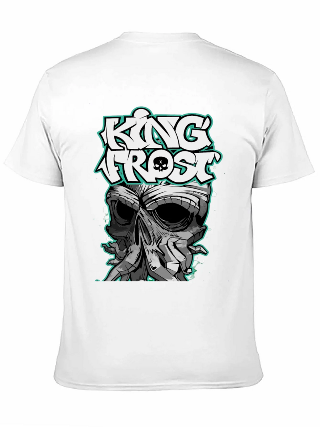 King Frost Graphic T-Shirt - Skull Design product image 6