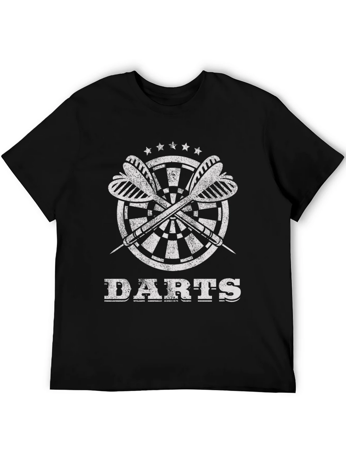 Darts Graphic Tee - Black Cotton T-Shirt product image 5
