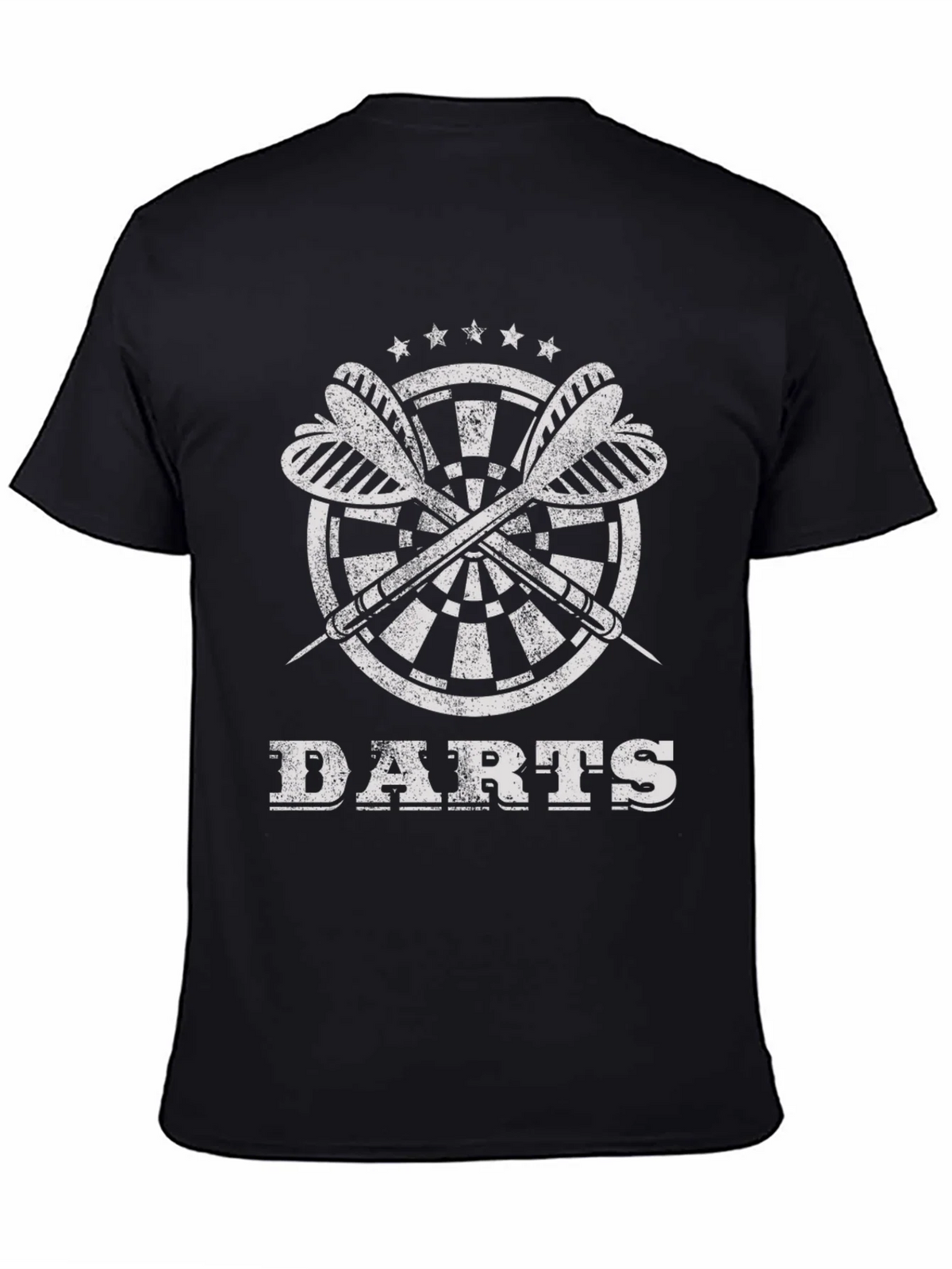 Darts Graphic Tee - Black Cotton T-Shirt product image 4