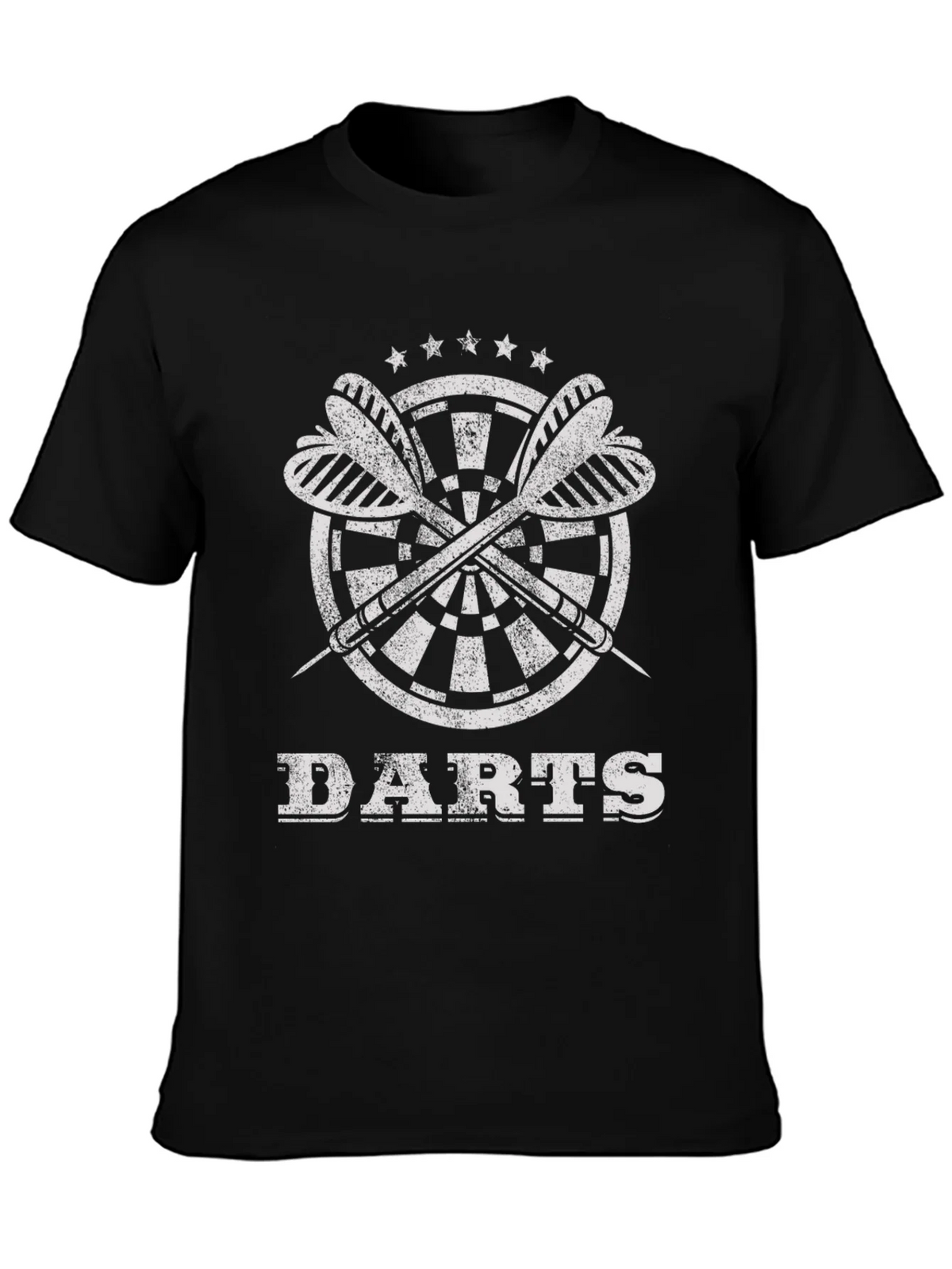 Darts Graphic Tee - Black Cotton T-Shirt product image 3