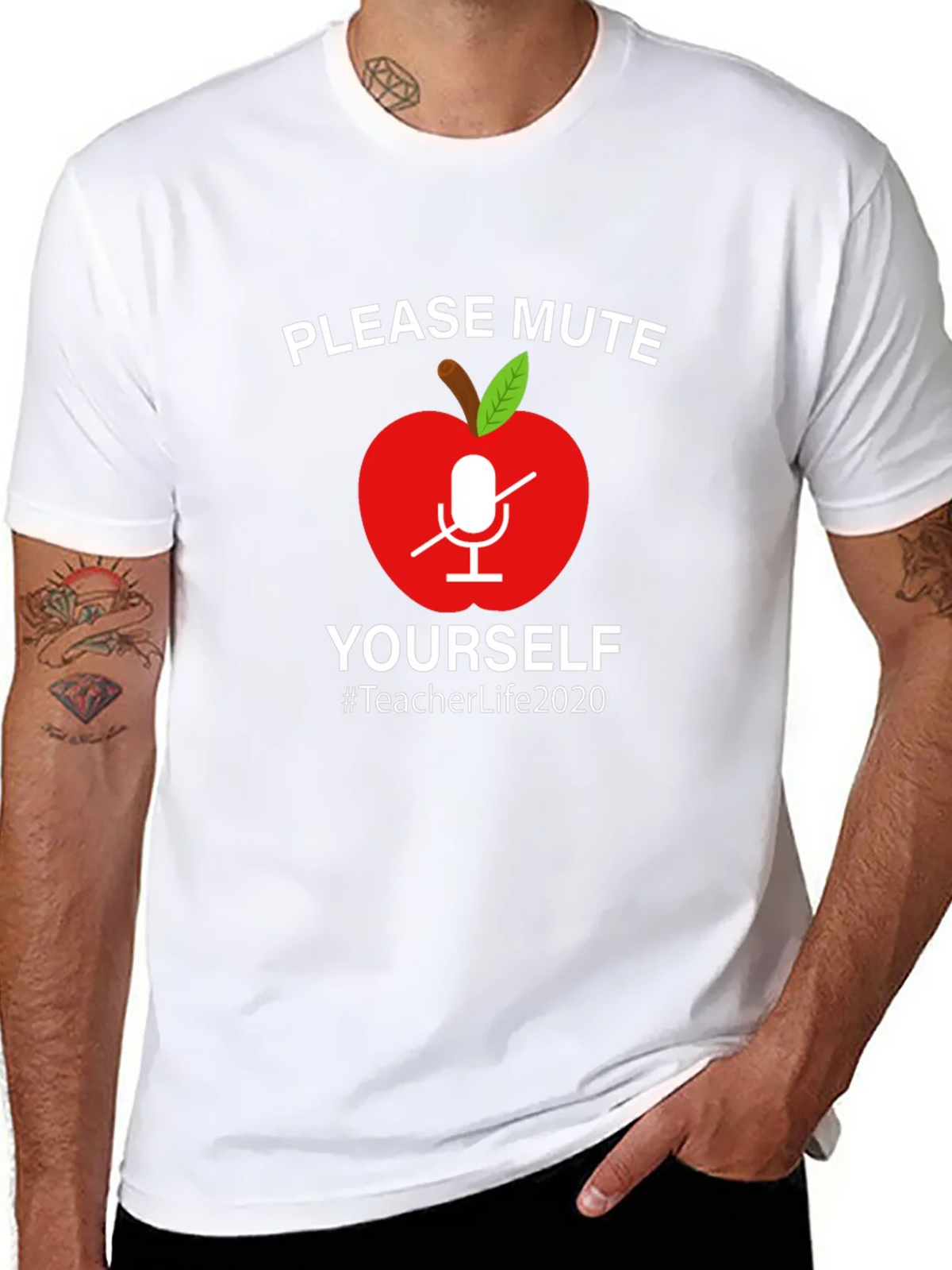 Teacher Life 2020 Mute Yourself Graphic Tee product image 7