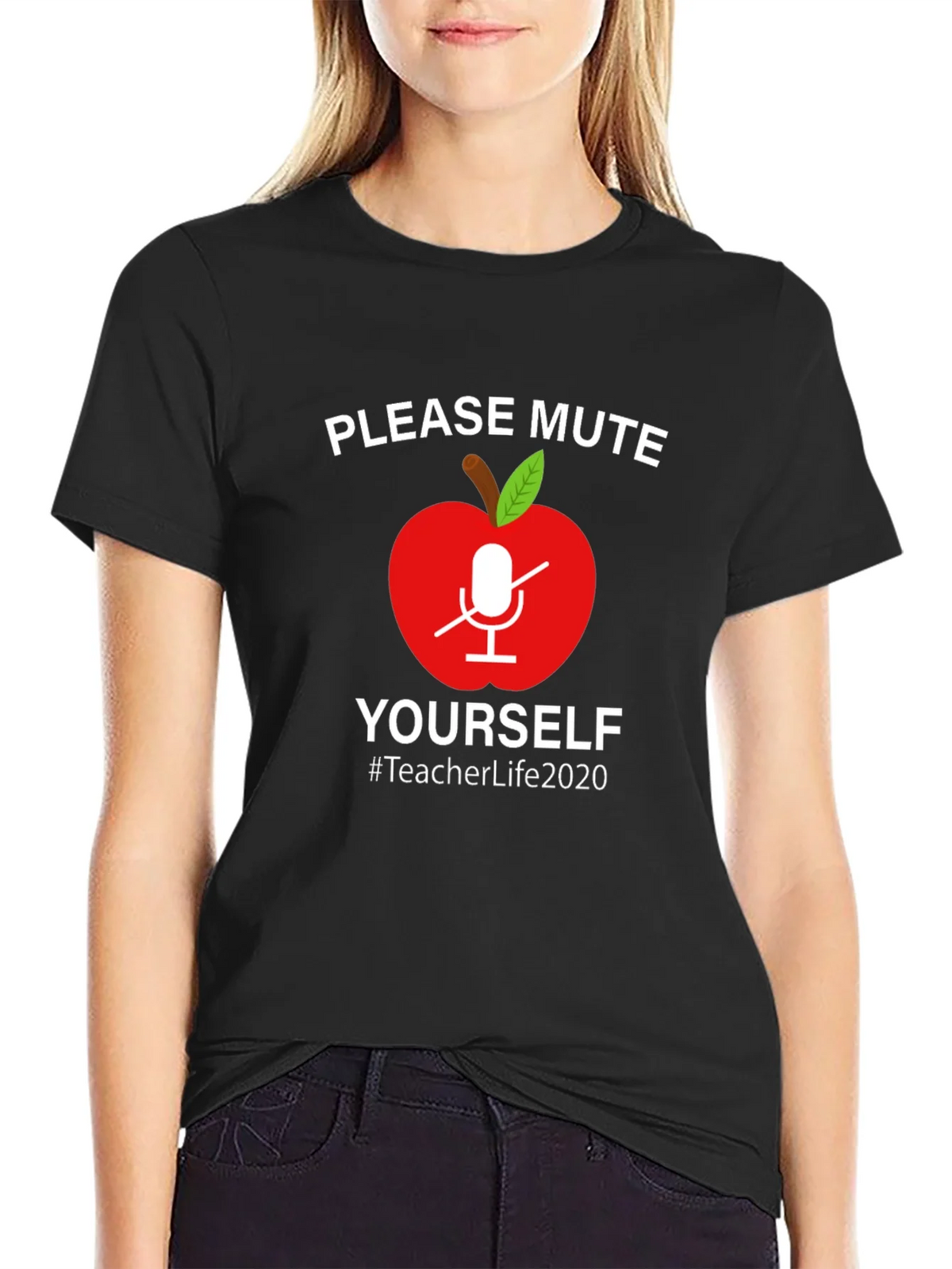 Teacher Life 2020 Mute Yourself Graphic Tee product image 2