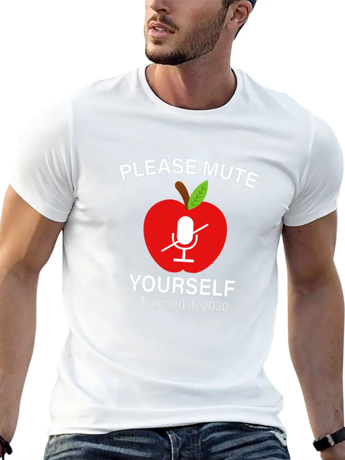 Teacher Life 2020 Mute Yourself Graphic Tee product image 12