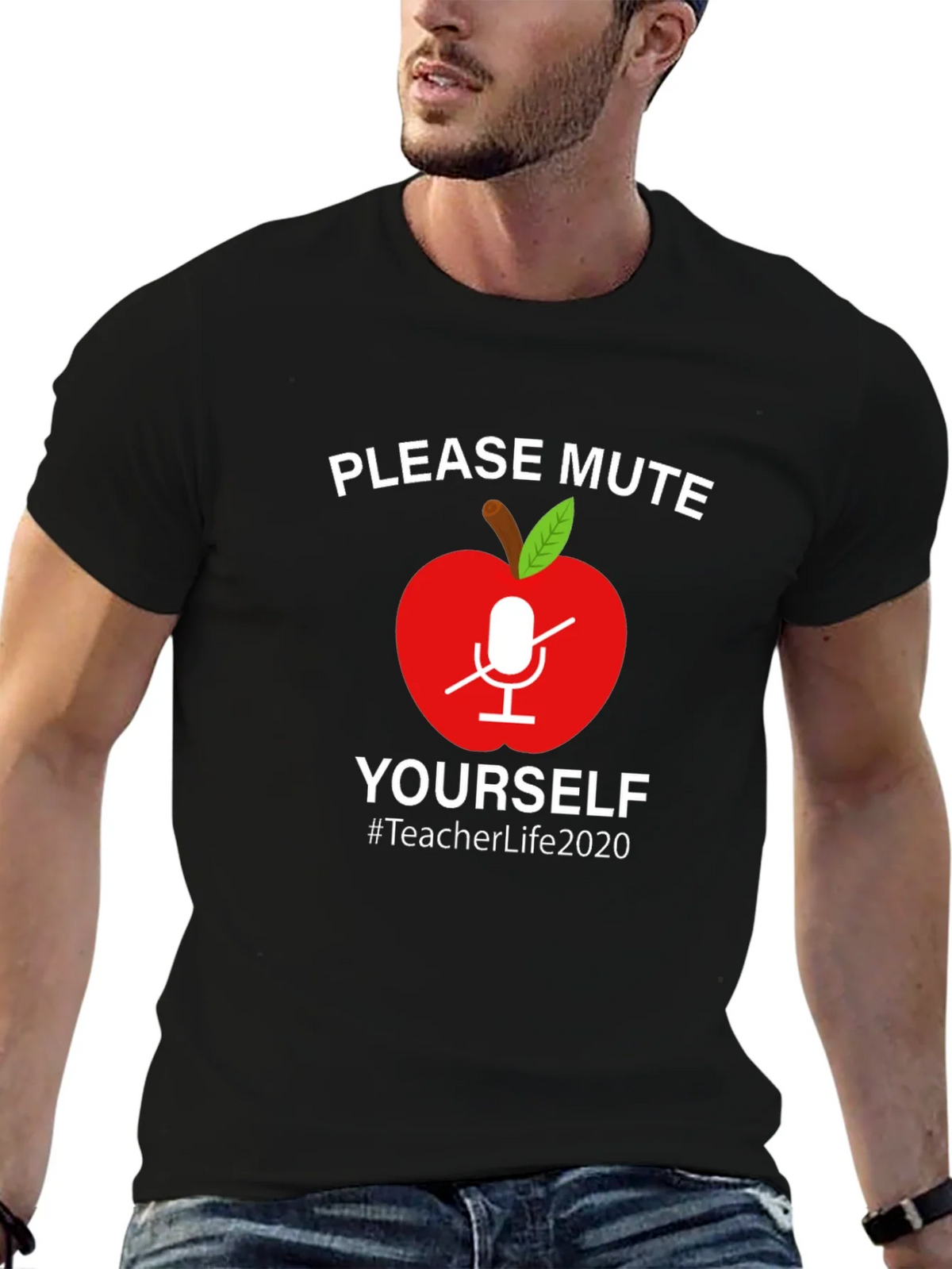 Teacher Life 2020 Mute Yourself Graphic Tee product image 6