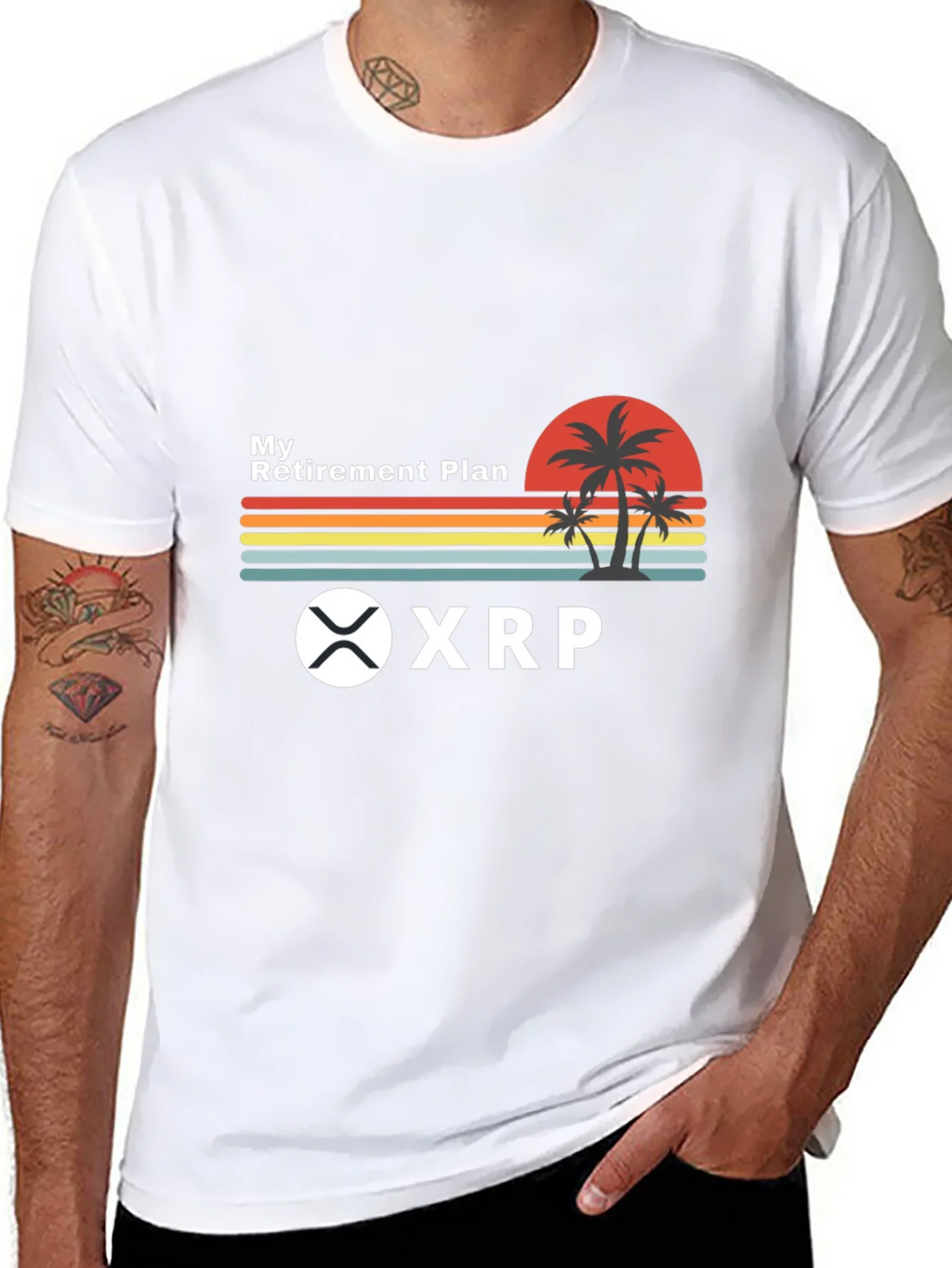 My Retirement Plan XRP Crypto Black T-Shirt product image 7