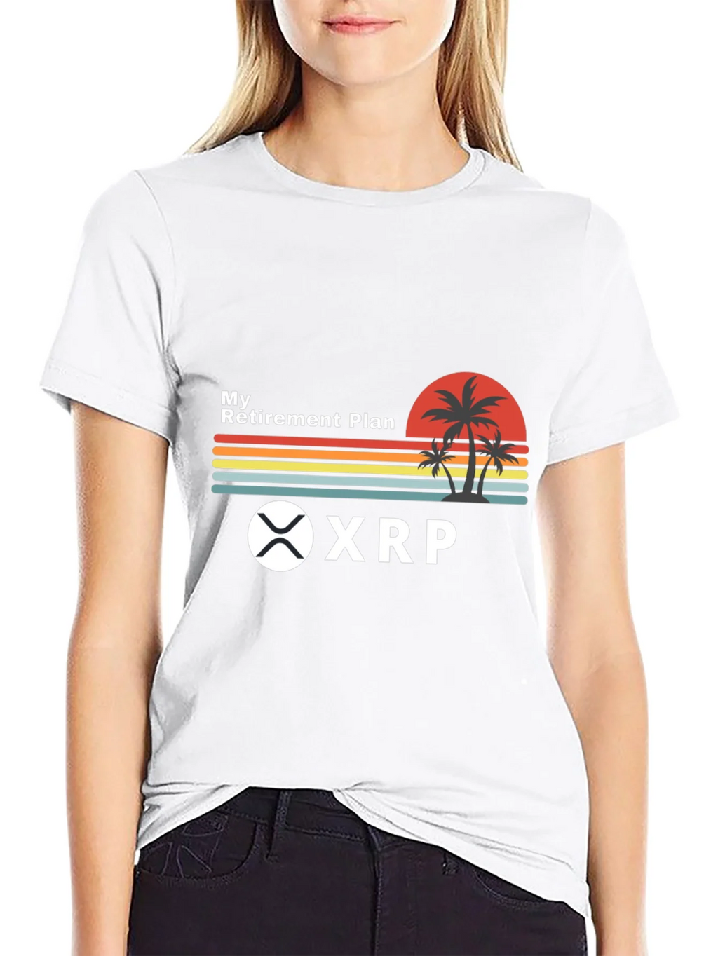 My Retirement Plan XRP Crypto Black T-Shirt product image 8