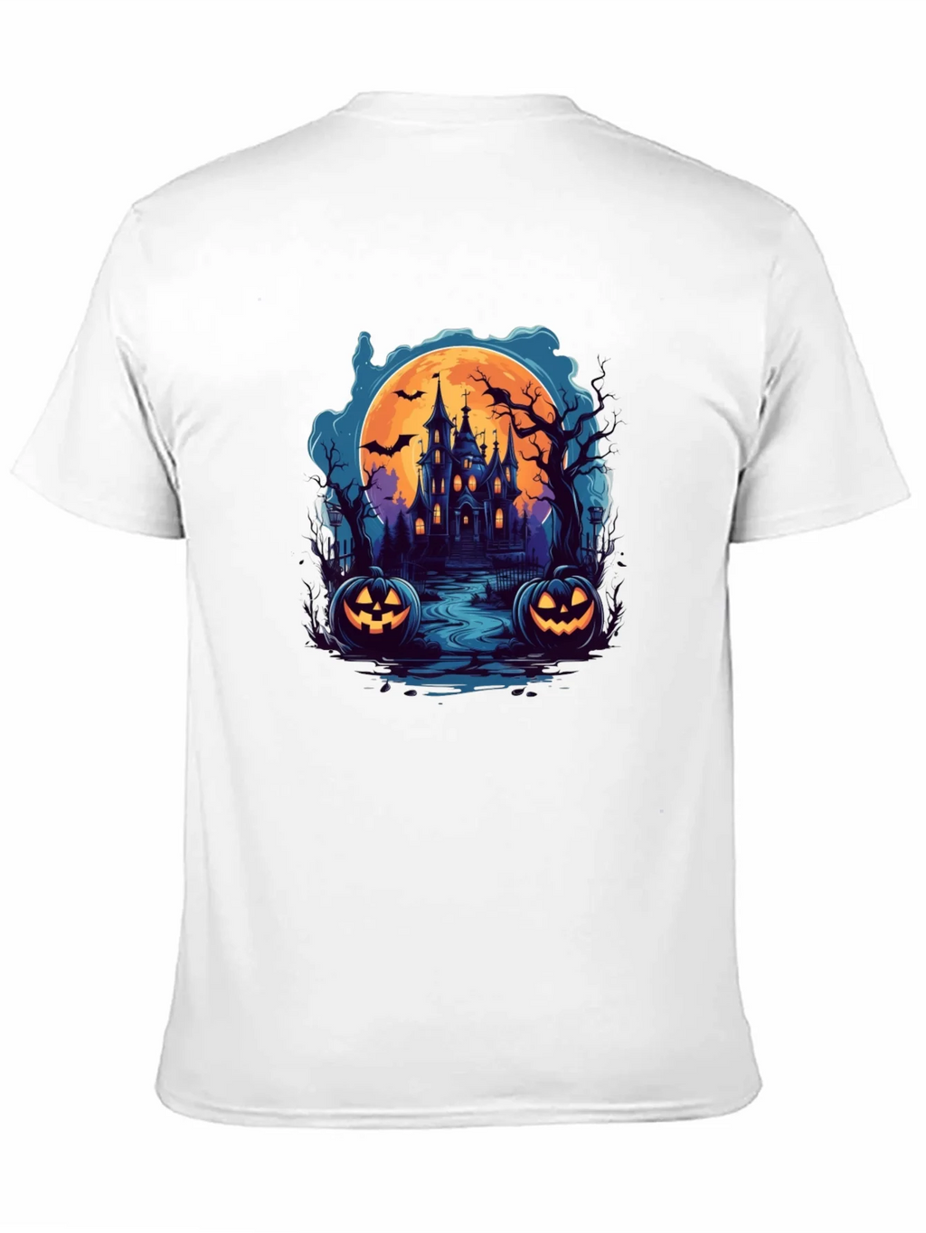 Spooky Halloween Haunted House T-Shirt product image 10