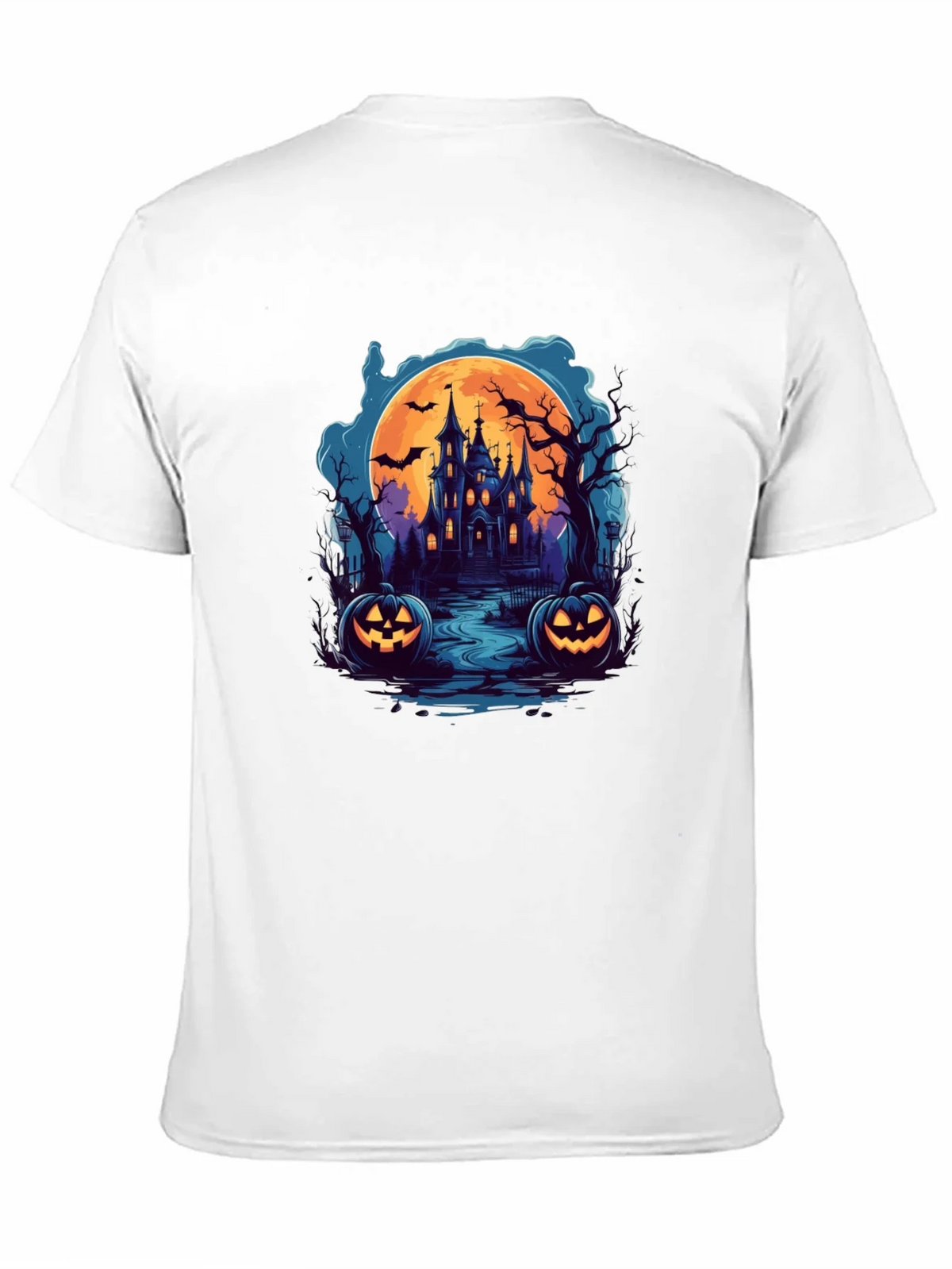 Spooky Halloween Haunted House T-Shirt product image 10