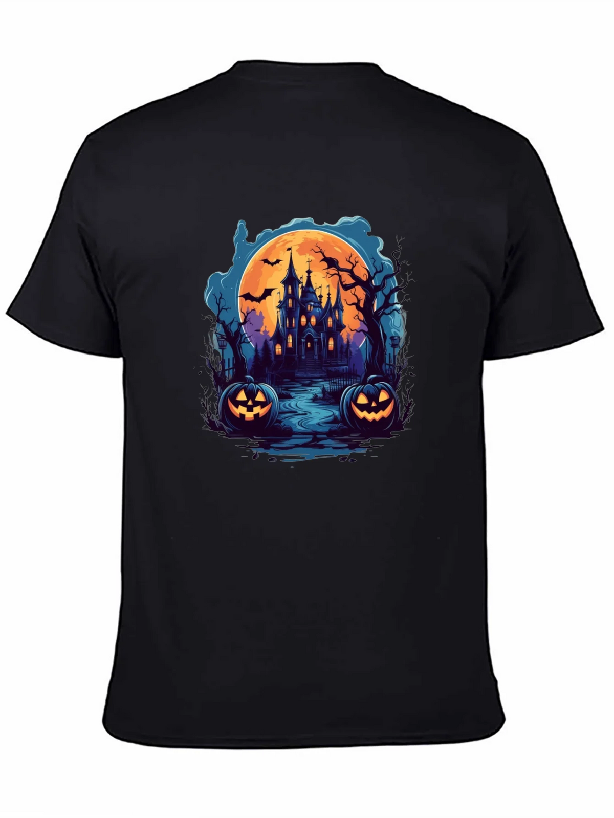 Spooky Halloween Haunted House T-Shirt product image 4