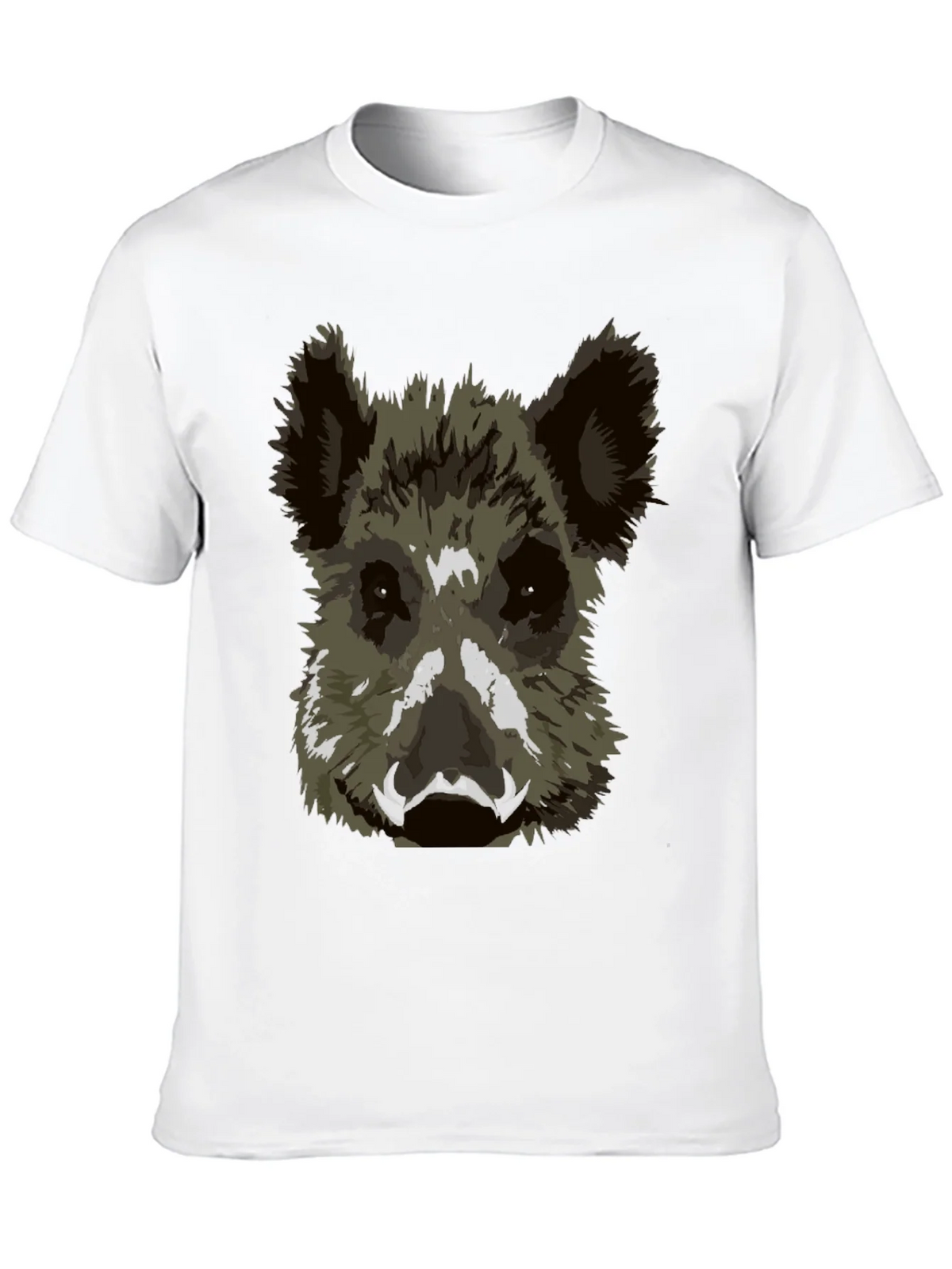 Wild Boar Graphic Tee - Black Cotton T-Shirt product image 9
