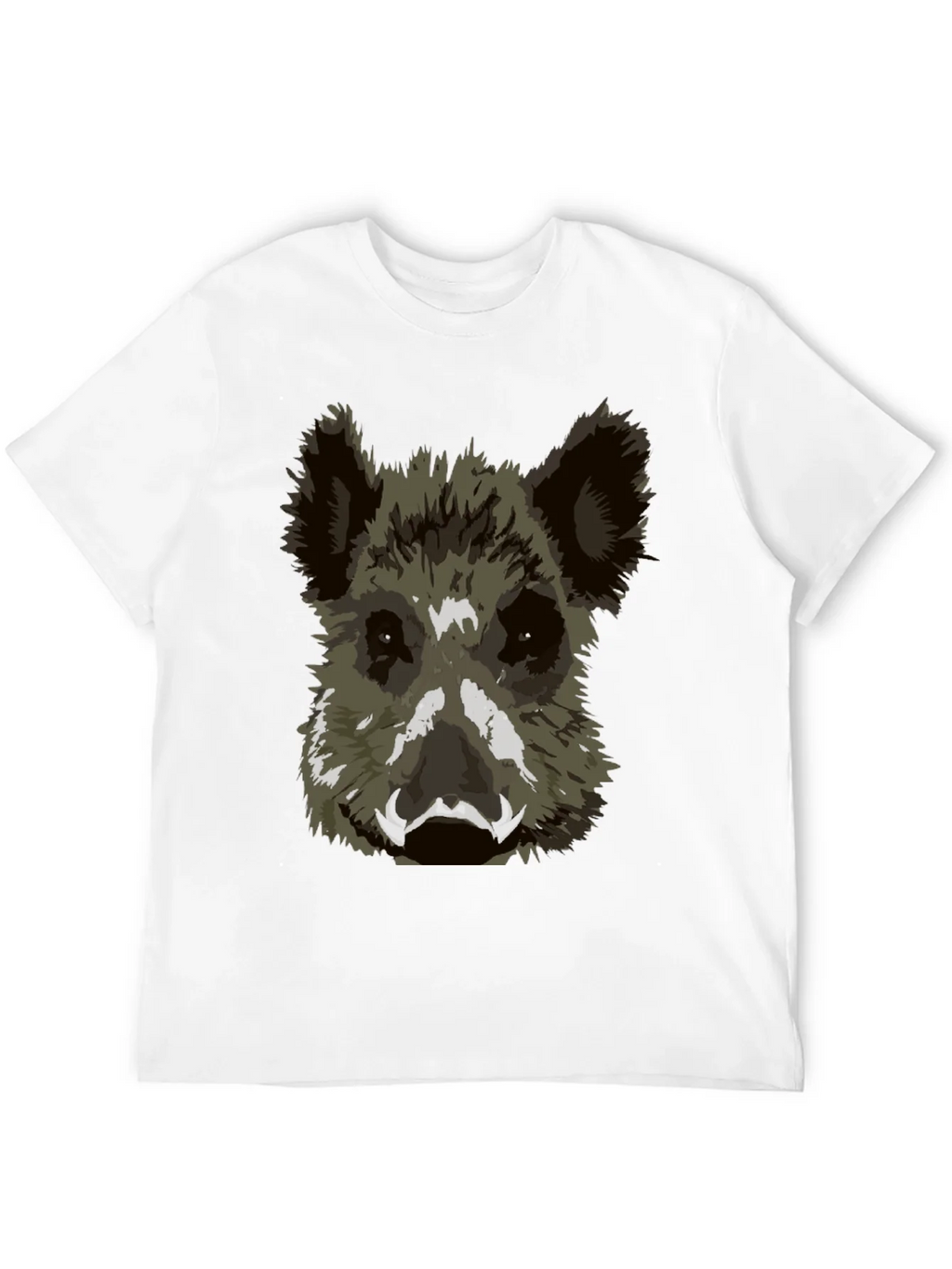 Wild Boar Graphic Tee - Black Cotton T-Shirt product image 11