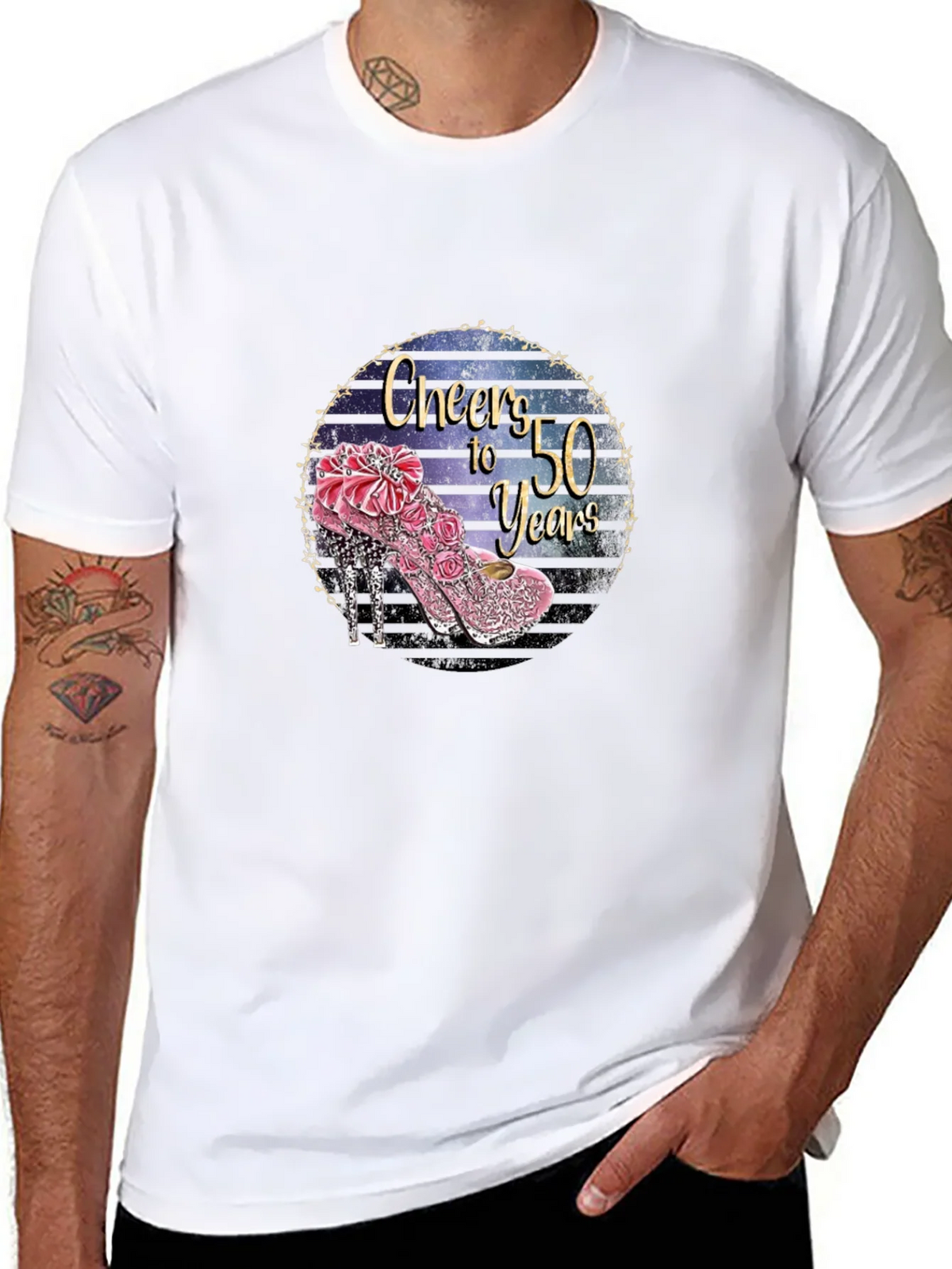 Cheers to 50 Years Graphic T-Shirt product image 7