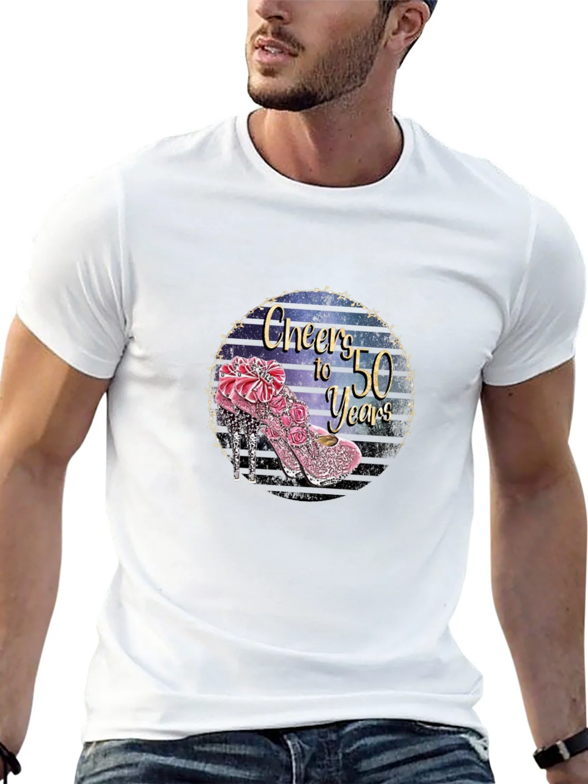 Cheers to 50 Years Graphic T-Shirt product image 12