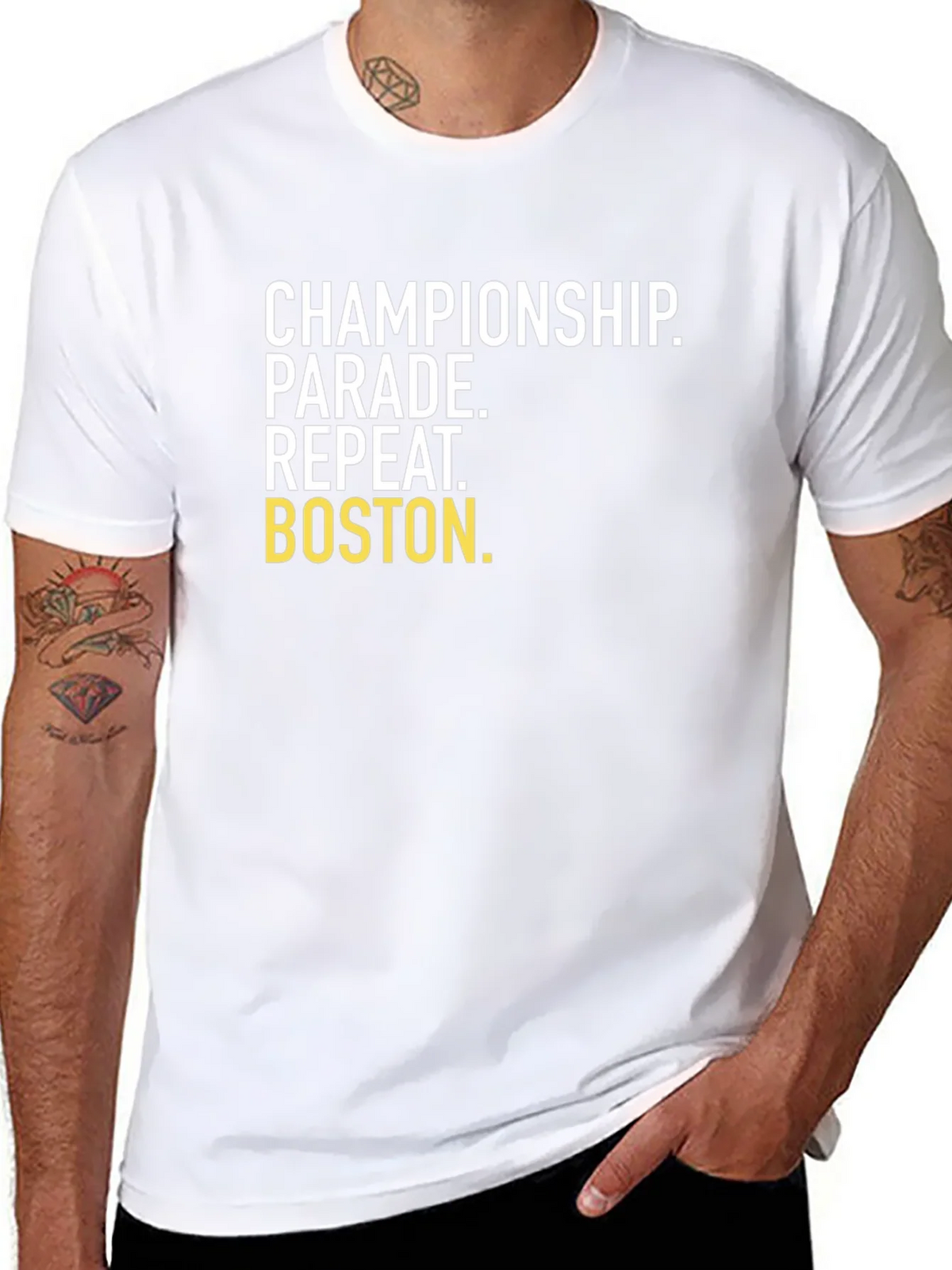 Championship Parade Repeat Boston T-Shirt product image 7