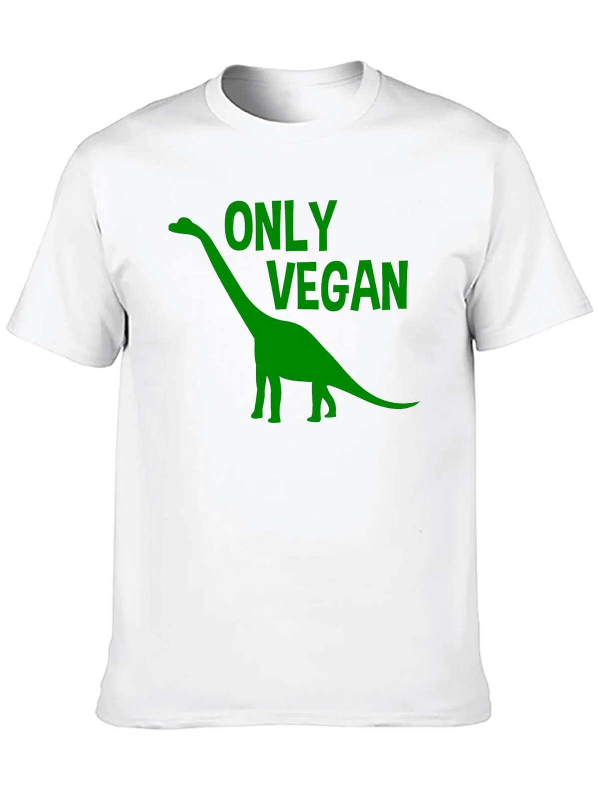 Vegan Dinosaur T-Shirt - Black Cotton Tee product image 9