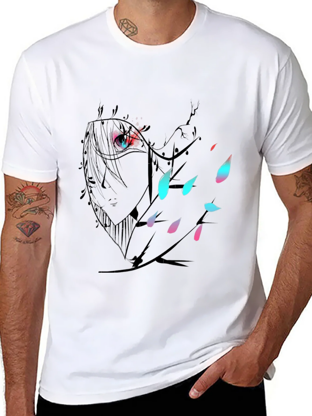 Anime Eye T-Shirt - Stylish Graphic Tee for Fans product image 4