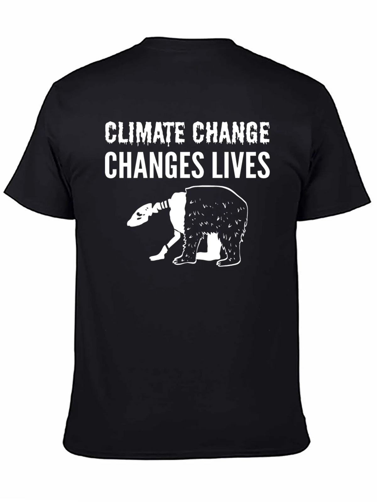 Climate Change Bear Graphic T-Shirt product image 4