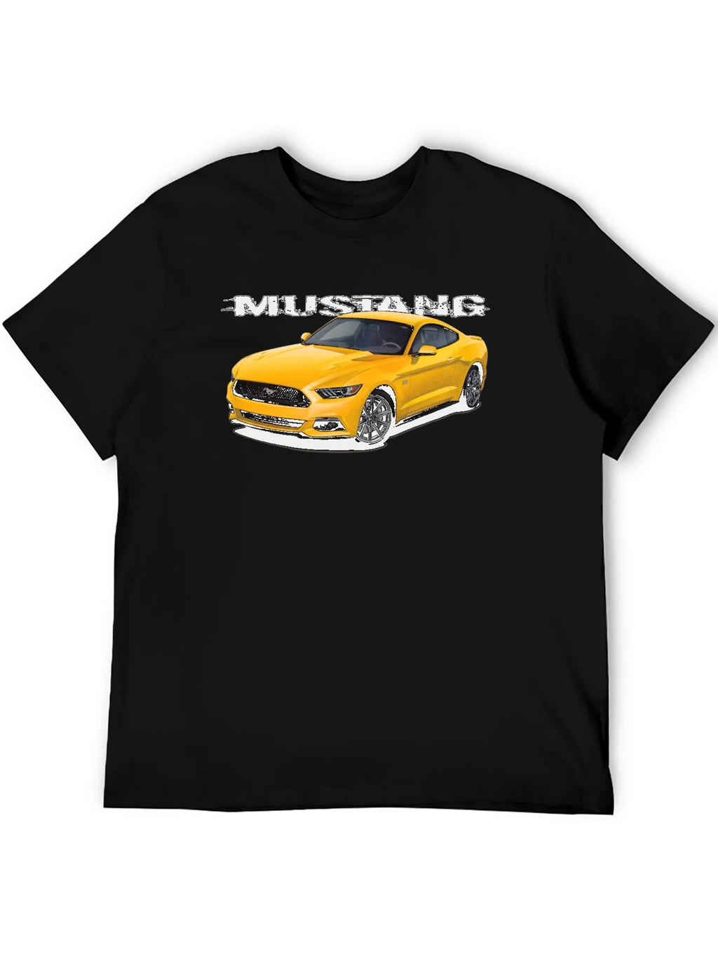 Mustang Graphic Print Black T-Shirt product image 3