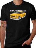 Mustang Graphic Print Black T-Shirt product image 1