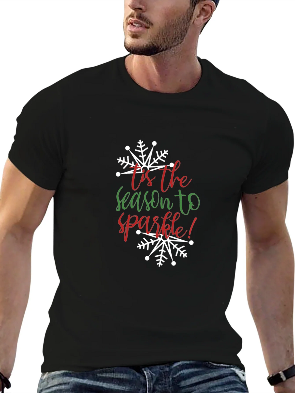 Tis the Season to Sparkle Holiday T-Shirt product image 6