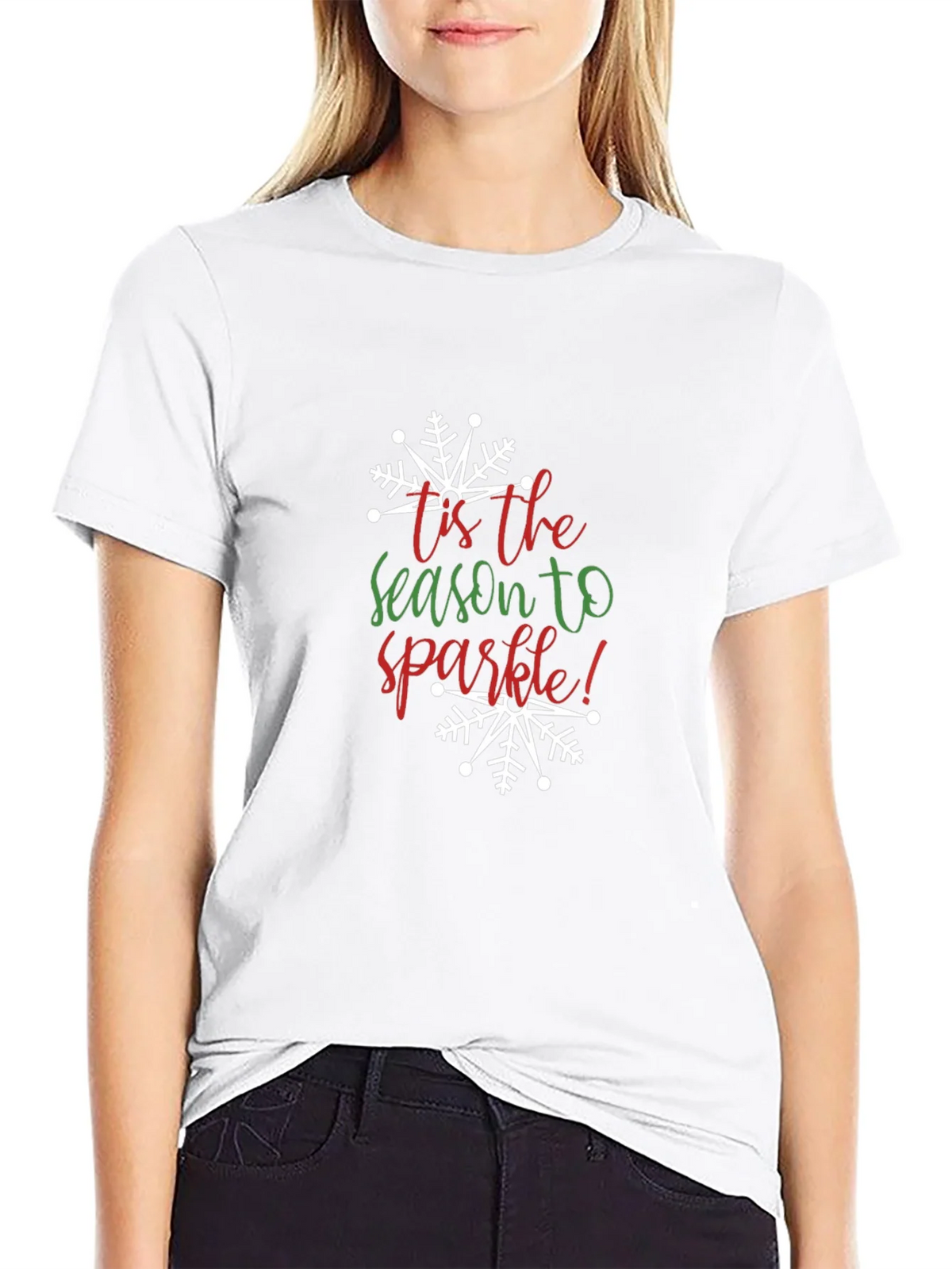 Tis the Season to Sparkle Holiday T-Shirt product image 8
