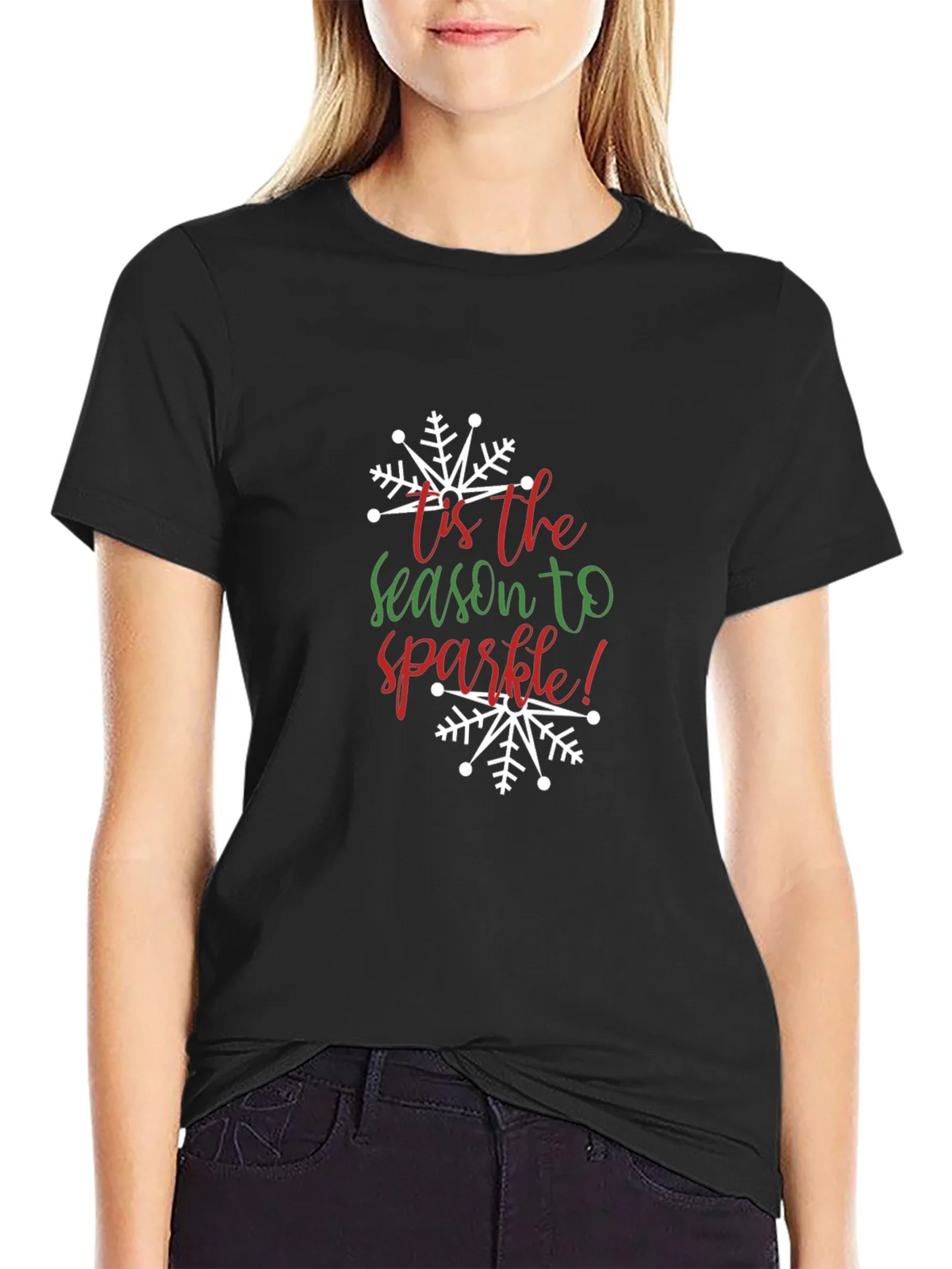 Tis the Season to Sparkle Holiday T-Shirt product image 2