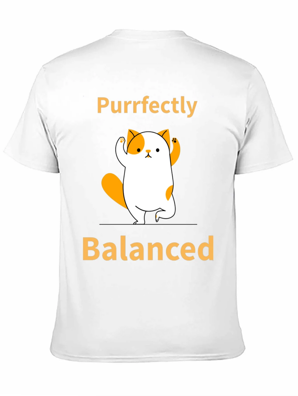 Purrfectly Balanced Yoga Cat Graphic T-Shirt product image 10