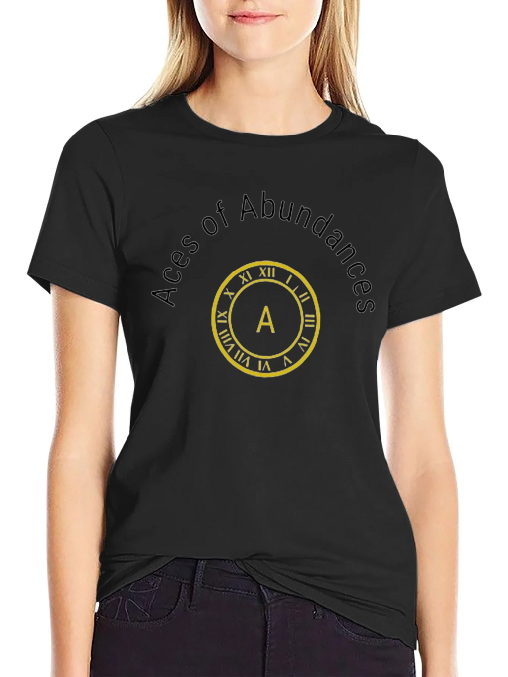 Aces of Abundance Black T-Shirt product image 2