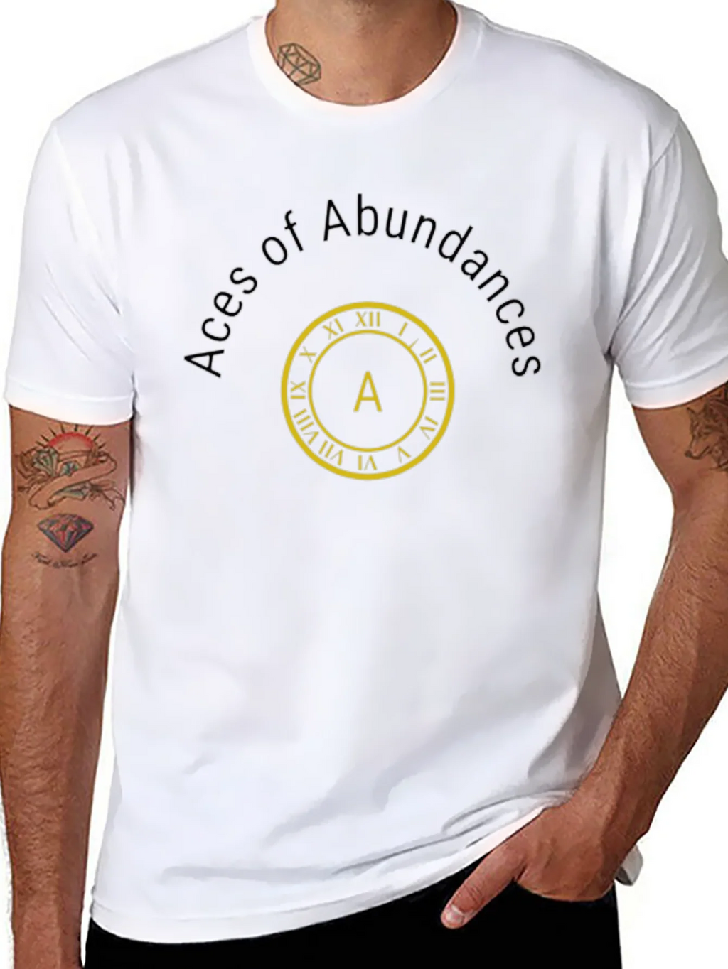 Aces of Abundance Black T-Shirt product image 7