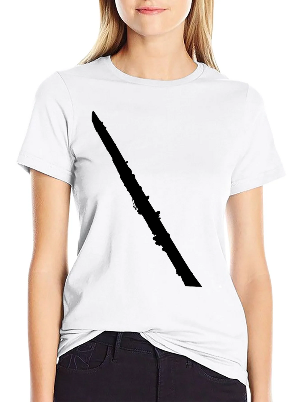 Black Clarinet Graphic Tee - Musician Style product image 8