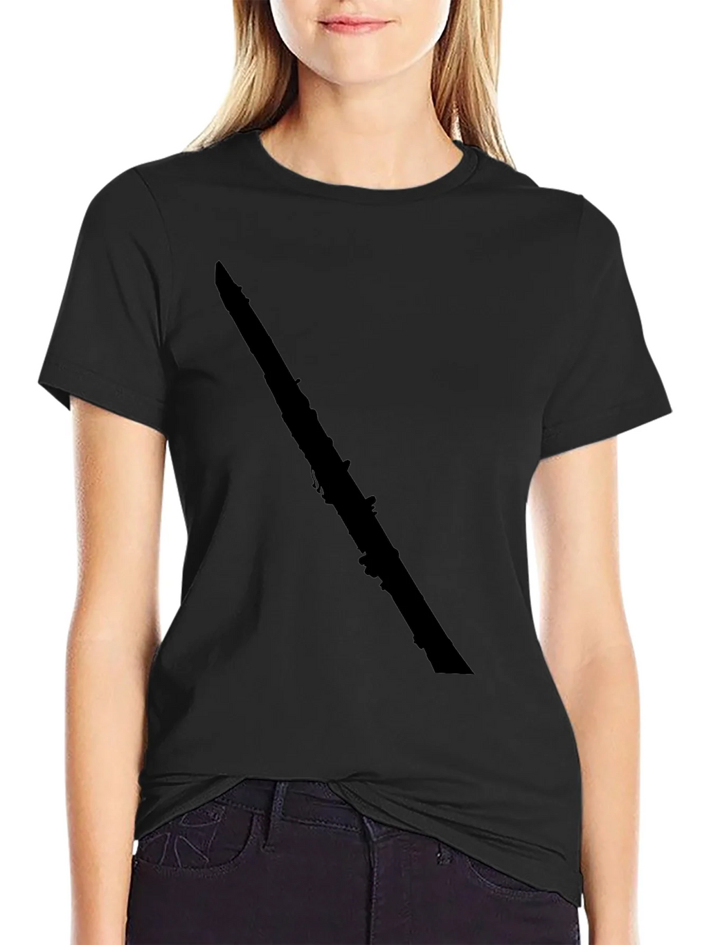Black Clarinet Graphic Tee - Musician Style product image 2